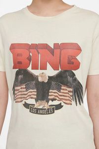 Een negen Bing AB OG winkel T shirt mix 30 modellen adelaars vlaggen lili gewassen tee vlinder tijger Eagles Milo Joel Stardust Vintage bing crew t shirt