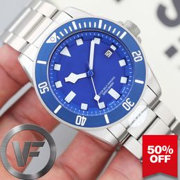 Un original 1 à 1 PELAGOS Sapphire Luxury Mens Watch Designer Montres de haute qualité Mode Céramique Lunette 2813 Mouvement automatique Nouveau Mécanique SS pour hommes Montre-bracelet