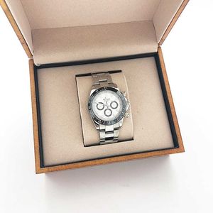 Une réplique originale de montres Ro-lxx 8A 1 à 1 à vendre pour hommes Panda Sports Montre mécanique multifonctionnelle pour hommes Bracelet en acier de mode bleue avec boîte-cadeau