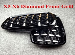 Une paire de calandre de voiture en diamant F30 pour BMW F10 F18 F35 G30 G38 X1 X3 X4 X5 X6 grilles avant de réglage de voiture 9004066