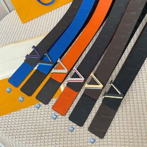 Une ceinture réversible de luxe de luxe Classic Geuthere en cuir ceintures en cuir pour hommes