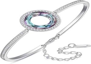 Un bracelet de roue Ferris Happy Ferris 925 Bracelet en cristal argent sterling anniversaire de la Saint-Valentin Mère's31956967886