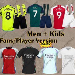 maillot arsenal jersey 24 25 maillot arsenal soccer jersey Camiseta Futbol arsenal football shirts RICE MAHARISHI G. JESUS SAKA ODEGAARD MARTINELLI SALIBA football kits