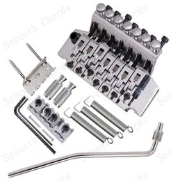 Een set Chrome 7 Strings Tremolo Bridge Double Locking Systyem voor elektrische gitaaraccessoires Parts Musical Instruments9304702