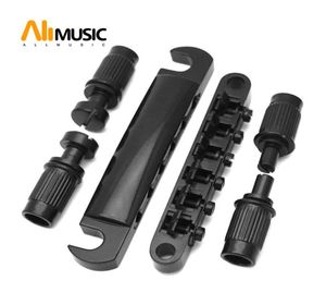 Un jeu de guitare set Black String Saddle Tunomatic Bridge and Tel Piece pour GB LP Style Guitar Electric Mu04559566838