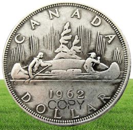 Un ensemble de 19531966 12pcs Canada 1 dollar artisanat Elizabeth II Dei Gratia Regina Copy Coins pas cher Factory Nice Home Accessories9309200