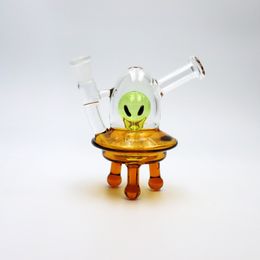 Een set van 4,5 inch glazen bong perc bong tabak shisha alien handgemaakt met kom 2