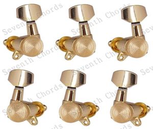 Un ensemble de 6pcs Gold Guitar Guitar String Tuning PEPS TUNNERS MACHE TEAUX GUITATRE TIGNAGE BOUTONS ACCESSOIRES PARTIES1050989