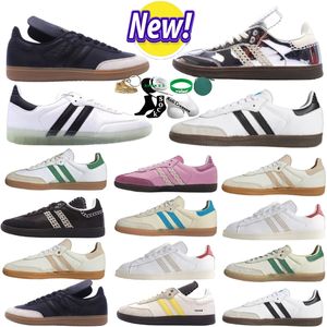 Met doosontwerpster schoenen veganistische og casual schoenen voor mannen dames trainers cloud witte kern zwarte bonners collegiale groene gom buitenheren trainer sport sneakers tennis