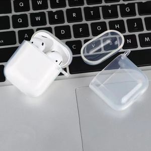 Un stock pour Apple Pro 2 2e génération Airpod 3 Accessoires de casque PROS Solid TPU Silicone Couverture d'écoute de protection sans fil Case d'amortisseur de charge 61