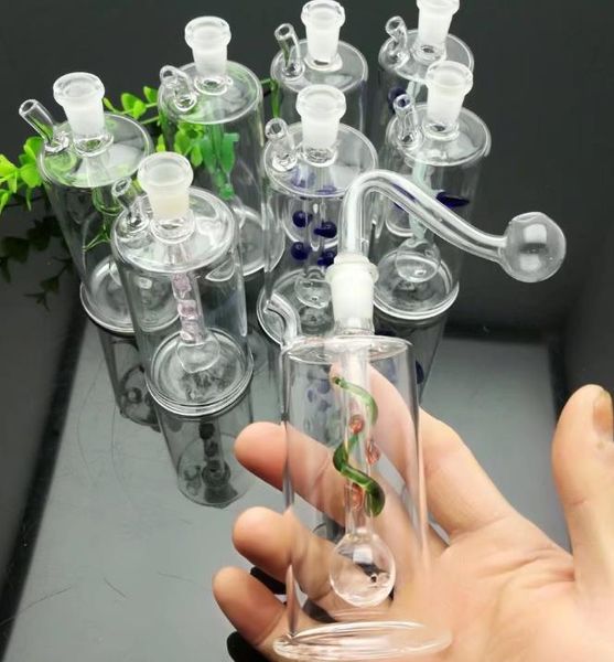 Una variedad de mini bongs de agua de vidrio de fútbol, Bongs al por mayor Tubos para quemadores de aceite Tubos de agua Tubos de vidrio Plataformas petroleras para fumar Envío gratis