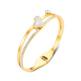 Une variété de nouvelles personnalité Small Fresh Fashion 18K Gold Bracelet Bracelet en acier inoxydable Girls All Match