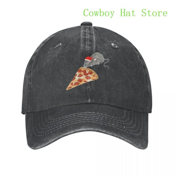 Un très New York Pizza Pizza Rat Batball Ball Hats Trucker Camier Male Womens Cap 240410