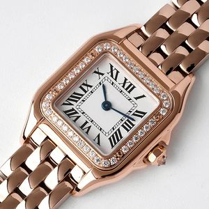 een horloge dameshorloge mode klassiek panthere 316l roestvrij staal quartz edelsteen voor dame cadeau topkwaliteit met design polshorloge montres de luxe dhgate