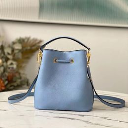 Sac à bandoulière en cuir gaufré de marque de haute qualité pour femme, sac à main de styliste, portefeuille, sac seau de luxe