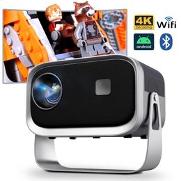 A003 Ultra Android 11 Projecteur 3D Théâtre Home Cinema WIFI6 Sync IOS Smartphone 1080P 4K Film LED MINI Vidéoprojecteur portable 240125