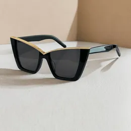 A004 Topluxe zonnebril voor damesontwerpers, hoogwaardige kattenoogbril, afslankend gezicht, hoogwaardige zomerbenodigdheden, mooie zonnebril