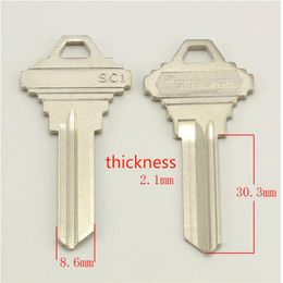 A047 Sleutel blanco hele huisdeur blanks sleutels 25 stks set goedkope slot smith tool299b