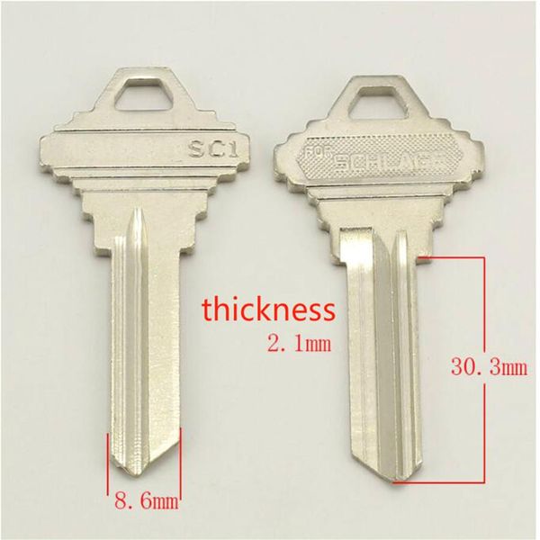 A047 Llave en blanco para toda la puerta de la casa llaves en blanco 25 piezas conjunto barato lock smith tool2125
