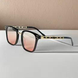 A050 Nouvelles lunettes de mode Boîtes rétro pour femmes Populaires Top Quality Classic Optical Lunes Haute définition Men's Brand Designer Black Glasses