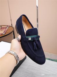 A1 21SS Casual Designer Lederen Schoenen Mannen Zwart Mannen Luxe Jurk Schoenen Mannelijke Oxford Schoenen Moccasins Heren Party Schoenen Hoge Kwaliteit 22