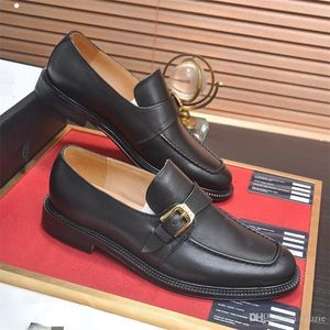 A1 21SS Luxe Heren Jurk Schoenen Merk Fabriek Strikte Geselecteerde en Werk Waxed Vintage Lederen Pigskin-binnenzool EU 38-45