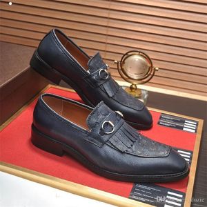 A1 21SS Heren Jurk Schoenen DyanMic Heren Puntige Teen Classic Fashion Black Red Business Oxford Shoe Comfortabele maat 38-45