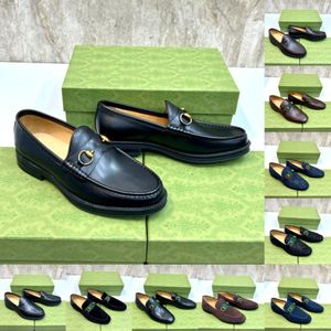 G1/40Model Luxe Heren Loafers Met Dubbele Monnik Band Echt Leer Bruin Zwart Heren Casual Designer Kleding Schoenen Instappers Bruiloft Heren Schoenmaat 38-46