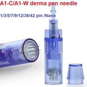 A1 Dr. Pen Naalden Cartridges Tips voor Auto Elektrische Derma Micro Naaldcartridge Roller Vervangingen Huidverzorgingstherapie