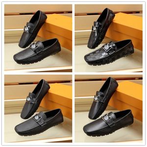 A1 Mocasines de cuero genuino Zapatos para hombres Slip On Flats Zapatos de hombre Zapatillas de deporte casuales de diseñador de lujo Mocasines de hombre Transpirable Tamaño del zapato de conducción para hombre 6.5-10