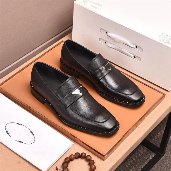 A1 Spring Woven Skin Leather Men zapatos Summer Hollow Hollow Breathable Oxfords zapato Hombre Casual Slip on Formal Dress Shoes for Man