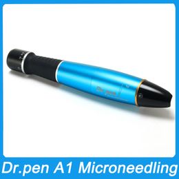 A1-W Dr.pen Derma Pen sans fil Système de micro-aiguilles automatiques Longueurs d'aiguille réglables 0,25 mm-3,0 mm Rouleau automatique électrique Anti-acné Soins de la peau Outils de beauté
