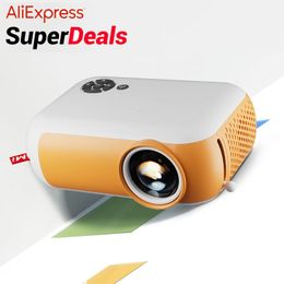 A10 Mini-projector LED Home Theater 3D VideoProjector Mediaspeler Kinderbioscoop Cadeau Compatibel USB Smart TV BOX 1080P HD Film 240110