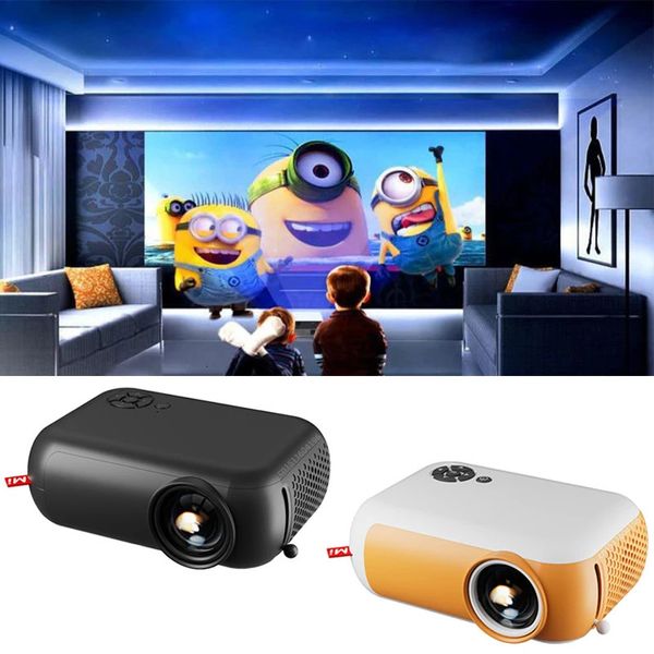 A10 PLUS LED Mini projecteur vidéo mobile Home cinéma lecteur multimédia enfants cadeau cinéma Compatible Smart TV BOX USB 1080P HD film 240125