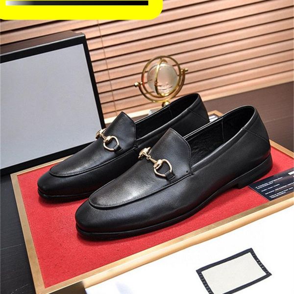 Zapatos de negocios negros A11 para hombre, zapatos de traje de cuero Oxford para hombre, vestido Formal italiano, zapato Social Masculino, tamaño de boda Eur 38-45