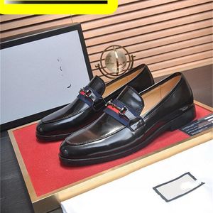 A11 Designer Fashion Luxury Mens Loafers Leer Handgemaakte Zwart Brown Business Dress Shoes Schoenen feest bruiloft herenschoenen EUR 38-45