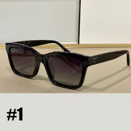 A113 Cadre de mode carré lunettes de soleil ovales pour femmes ou hommes Top-seller avec boîte