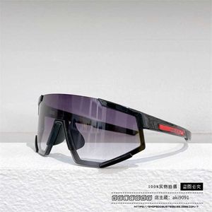 A113 lunettes de soleil Designer Cool d P's Big Frame lunettes filet d'équitation rouge le même Ski tout-en-un miroir SPS04X-F Riing Re