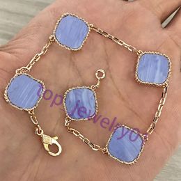 A114 44 Feuilles Quatre Chaînes Cs Clover Charm Bracelet Or Beige Femmes et Filles Nacre Bijoux Designer pour Femmes Ccjewelrygood