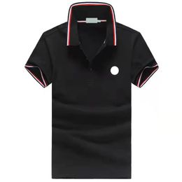 A114 Kleuren Basic 6 Heren Mannen T-shirt Borst Borduren Polo Shirts Zomer T-shirts Frankrijk Merk Tee Man Tops S s shirts ee ops