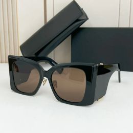 A114 voor Vrouwen Grote Zwarte Blaze Zonnebril Ontwerpers Sonnenbrille Gafas De Sol UV400 Bescherming Brillen met Doos