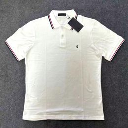 A114 Perry Classic Fred Designer Shirt Polo Brodé Femmes Hommes Tees Manches Courtes Top Taille S/