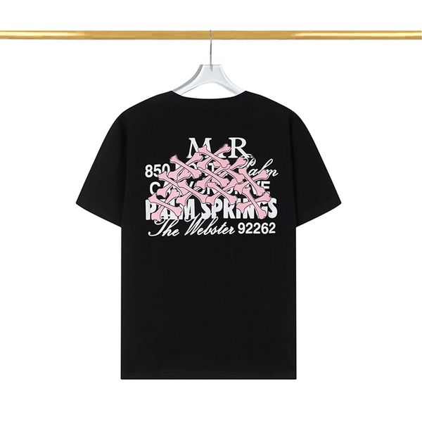 A115 Camisa de calidad ner T Camiseta corta de manga corta a la moda para hombres y mujeres Modelos de pareja Ropa de algodón Hip Hop para hombres -camisa