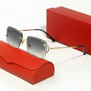 A115 élégant C Wire Cut mond Designer Carter lunettes de soleil hommes femmes conduite nuances extérieur protéger lunettes lunettes de soleil carrées arter lunettes