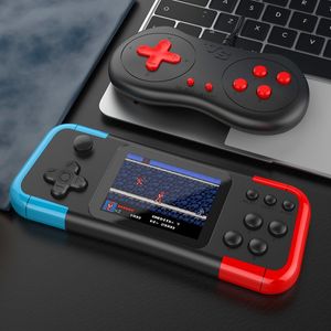 A12 Mini consoles de jeux vidéo portables intégrées à 500 jeux Joueurs de jeu rétro Console de jeu hôte deux rôles Manette de jeu Cadeau d'anniversaire pour enfants et adultes