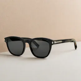 A125 topkwaliteit ronde populaire zonnebril Men 2023 Designer Brand Fashion Classic Punk UV400 glazen Lentes para hombre de lujo