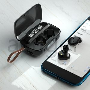 A13 TWS Bluetooth 5.1 Casque sans fil Écouteurs 9D Stéréo Sport Étanche Écouteurs Contrôle tactile Casque Écouteurs affichage numérique avec emballage