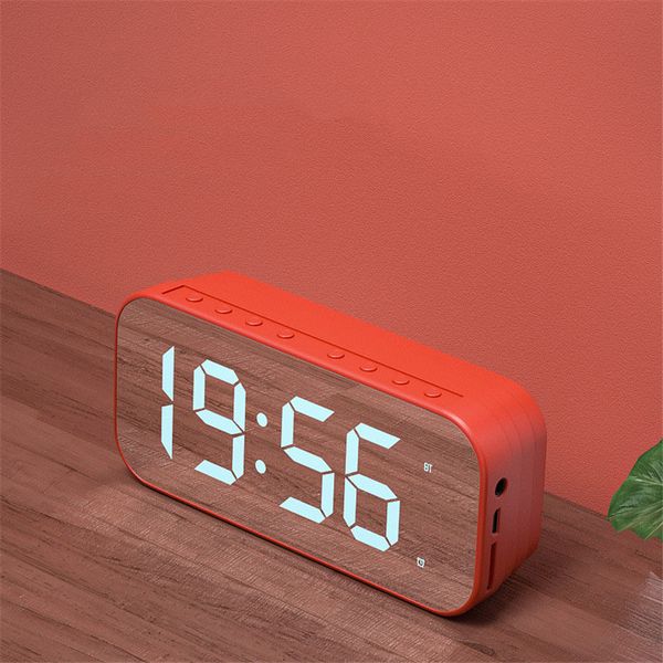 A18 Mini Mirror Alarm Clock Altavoces Smart Wireless Bluetooth Speaker con efectos de sonido estéreo productos de alta calidad ottie