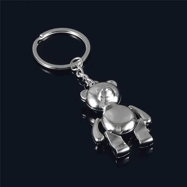 Llaves A1CT Lanyards Metal Bear Keychains aleación de animales animales de peluche Caqueta de teclas para niñas anillos de llave de homenaje de homenaje de accesorio de accesorio envío s165 d240417