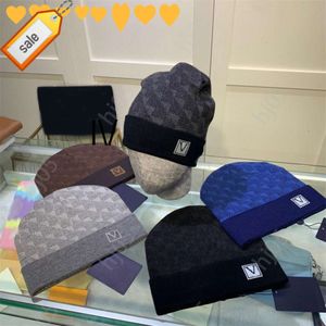 a1Plaid designer beanie chapeaux de créateurs pour hommes bonnets tricotés chapeau d'hiver automne calotte thermique ski voyage classique bonnets de luxe marron noir gris keep331sw